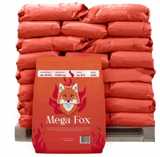 Mega Fox vrecované drevené uhlie